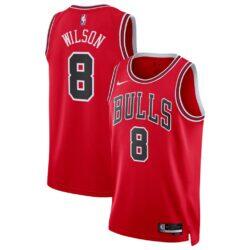 Caleb Wilson Chicago Bulls Nike Youth Swingman Jersey - Red - - Front View