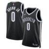 Mikel Brown Jr. Brooklyn Nets Nike Youth Swingman Jersey - Black - - Front View