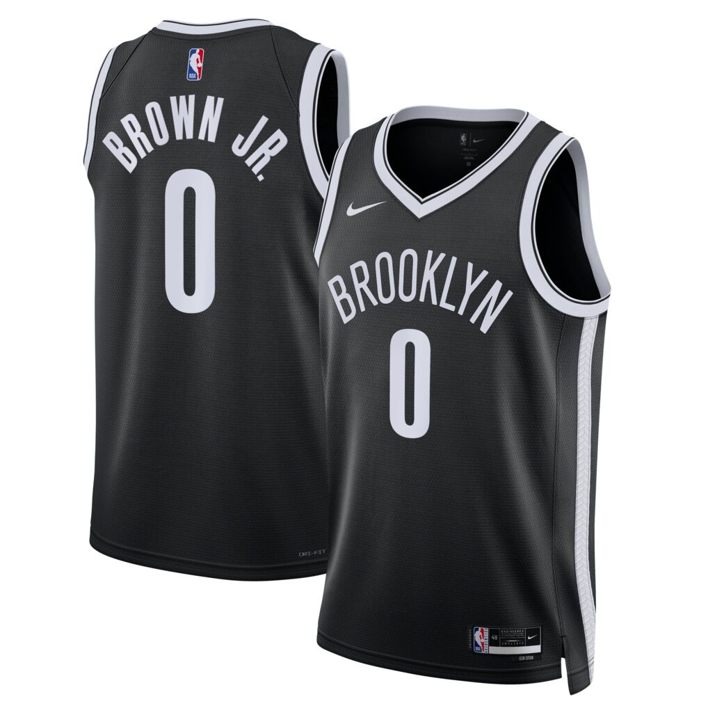 Mikel Brown Jr. Brooklyn Nets Nike Youth Swingman Jersey - Black - Icon Edition