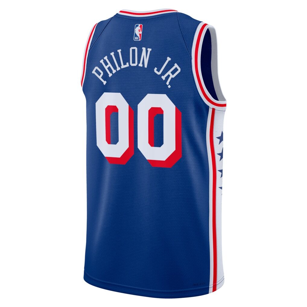 Labaron Philon Jr. Philadelphia 76ers Nike Youth Swingman Jersey - Royal - Icon Edition