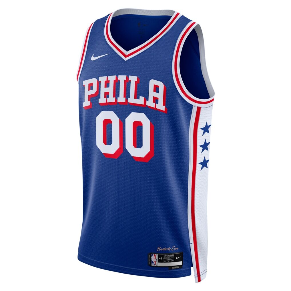 Labaron Philon Jr. Philadelphia 76ers Nike Youth Swingman Jersey - Royal - Icon Edition