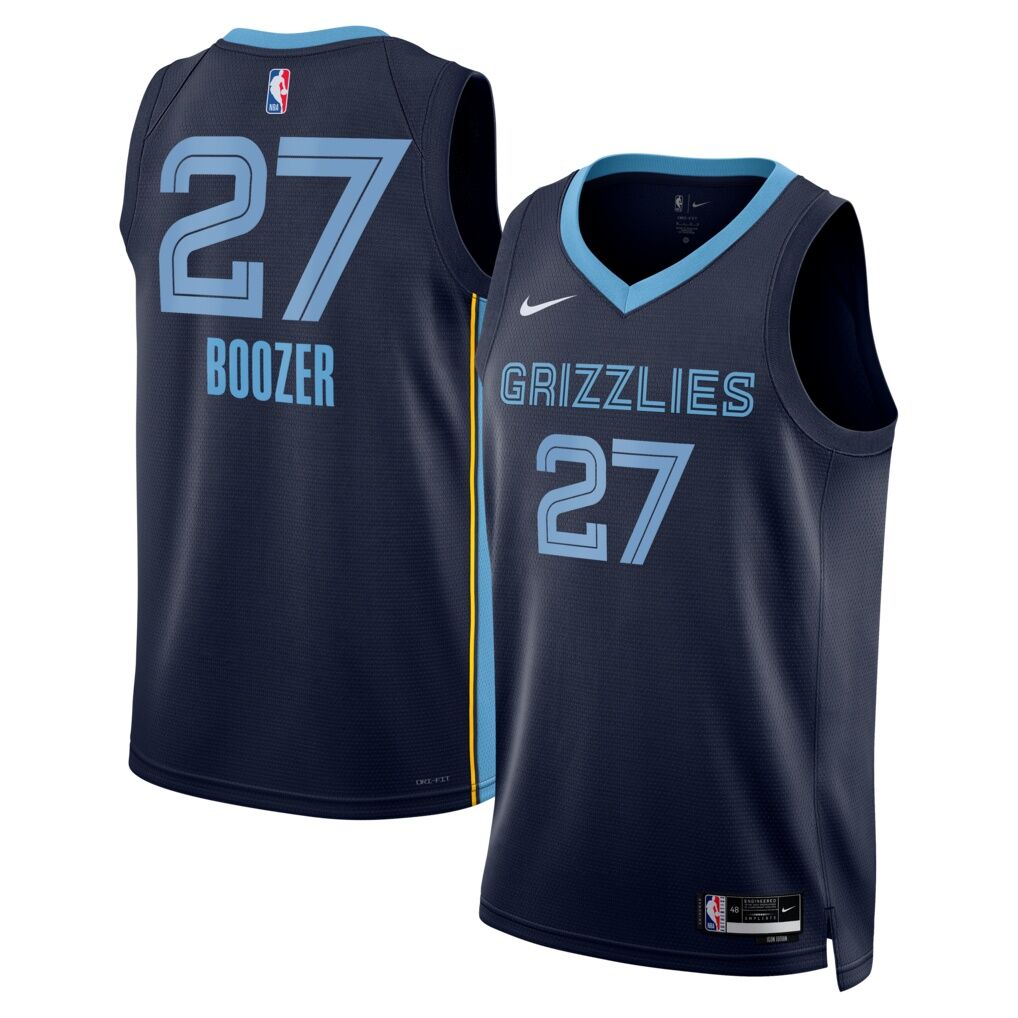 Cameron Boozer Memphis Grizzlies Nike Youth Swingman Jersey - Navy - Icon Edition