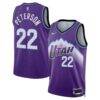 Darryn Peterson Utah Jazz Nike Youth Swingman Jersey - Purple - - Front View