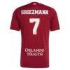 Antoine Griezmann Orlando City SC adidas 2026 Archive Replica Jersey - Red - Detail View