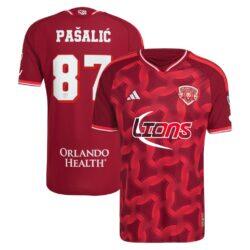 Marco Pašalić Orlando City SC adidas 2026 Archive On-Field Authentic Jersey - Red - Front View