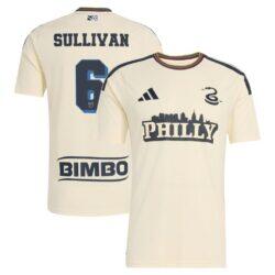 Cavan Sullivan Philadelphia Union adidas 2026 Archive Replica Jersey - Tan - Front View