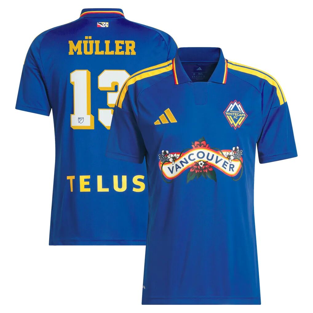Thomas Müller Vancouver Whitecaps FC adidas 2026 Archive Replica Jersey - Royal