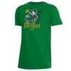Notre Dame Fighting Irish Under Armour Youth Irish Wear Green Performance T-Shirt - - Side View