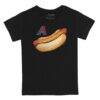 Arizona Diamondbacks Tiny Turnip Toddler Hot Dog T-Shirt - Black - Front View