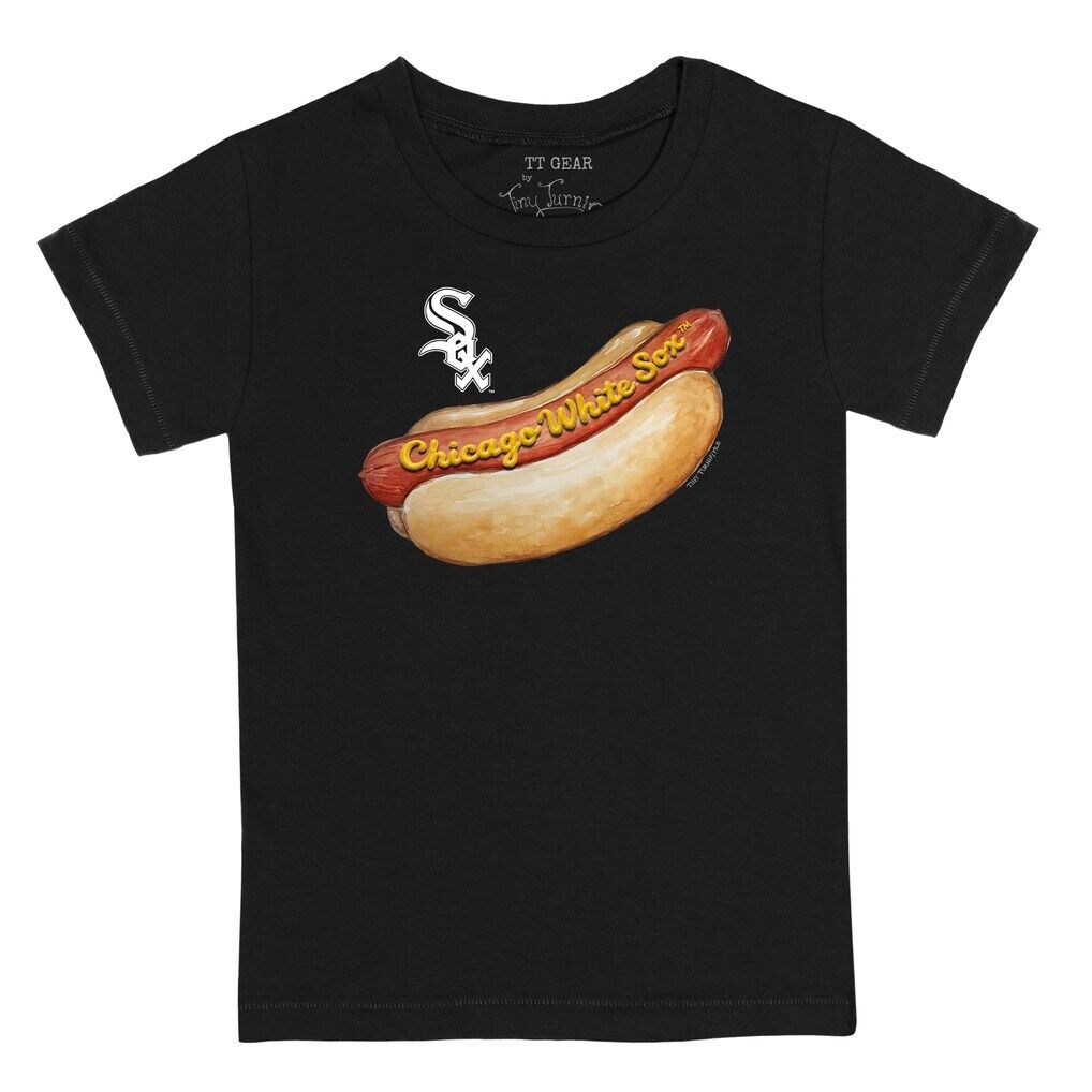 Chicago White Sox Tiny Turnip Toddler Hot Dog T-Shirt