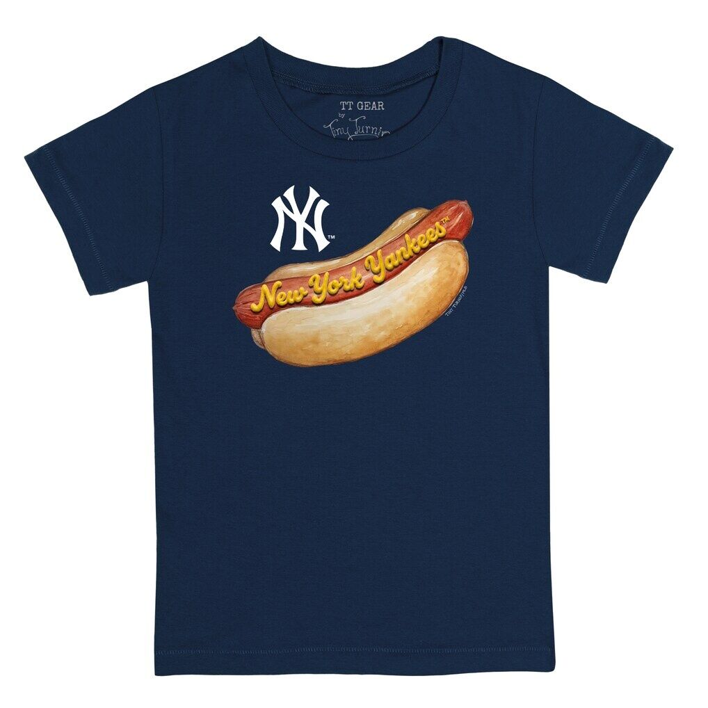 New York Yankees Tiny Turnip Toddler Hot Dog T-Shirt