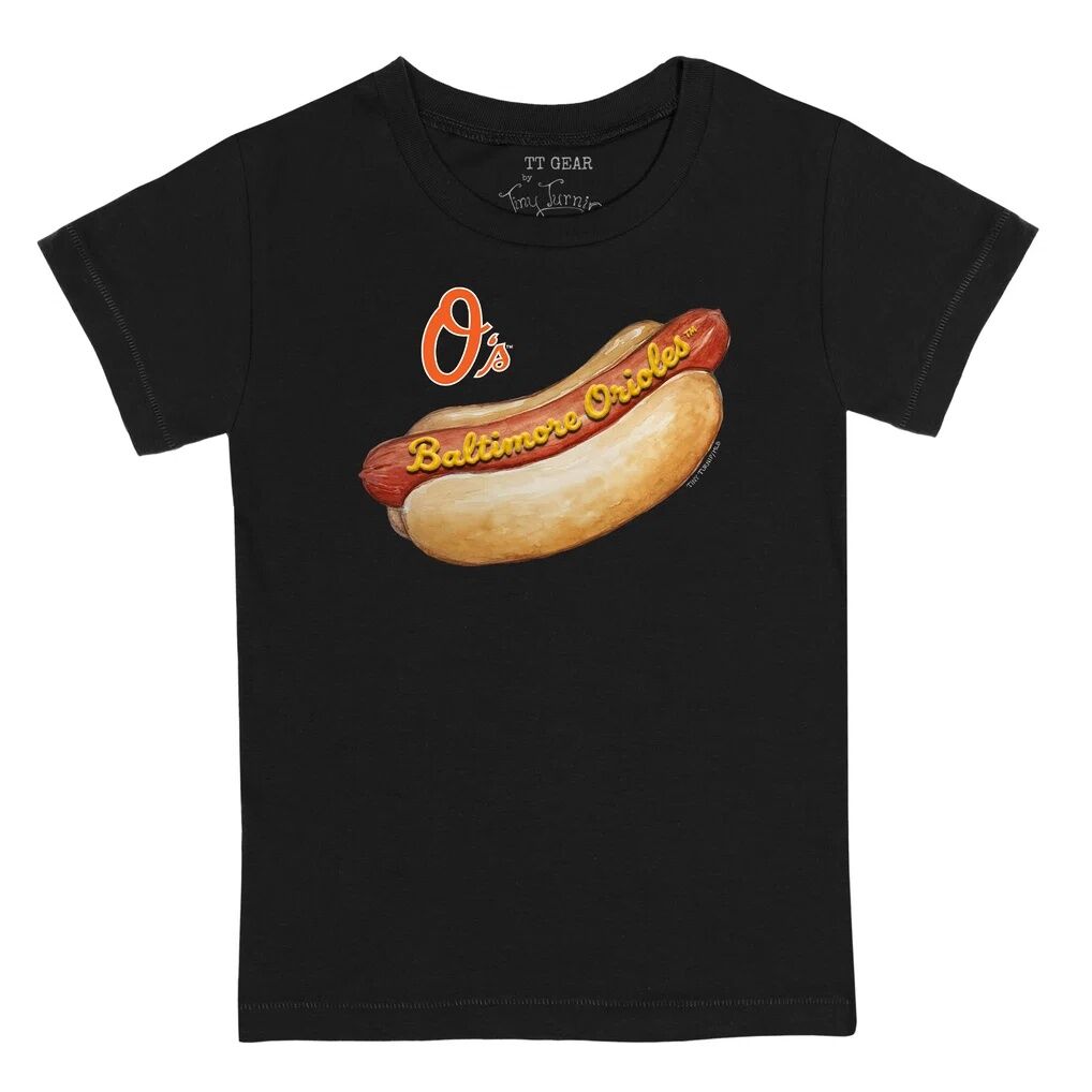 Baltimore Orioles Tiny Turnip Youth Hot Dog T-Shirt