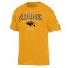 Southern Miss Golden Eagles Champion Unisex Mom Logo T-Shirt - Gold - Side View
