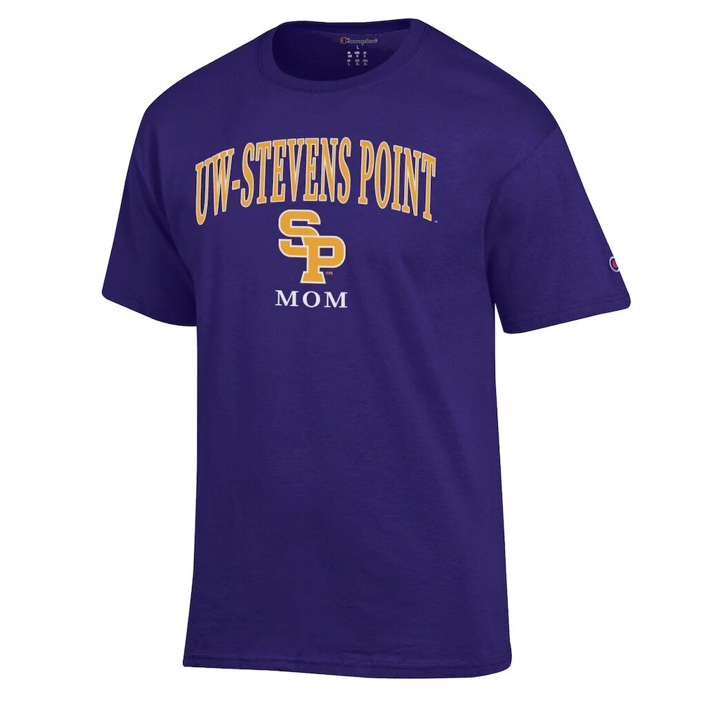 Wisconsin-Stevens Point Pointers Champion Unisex  Mom Logo T-Shirt