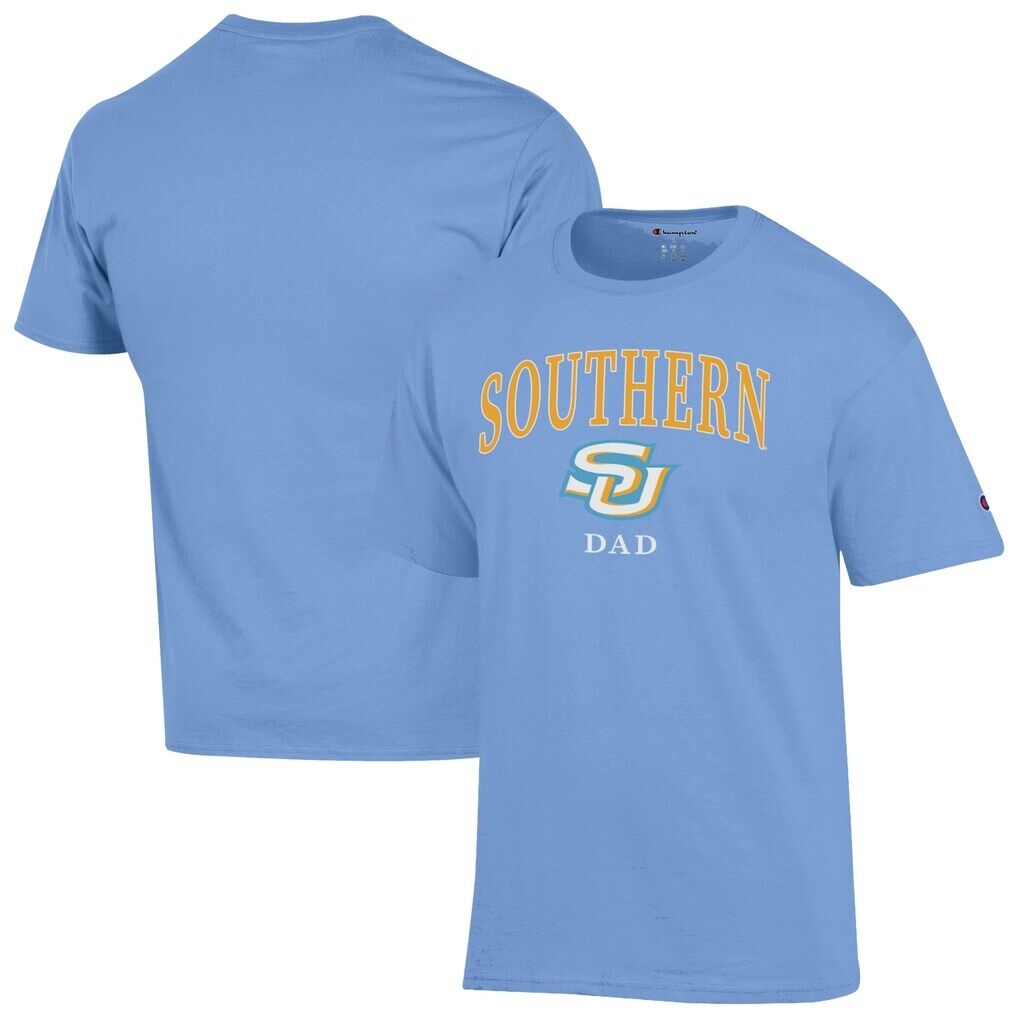 Southern University Jaguars Champion Dad Logo T-Shirt - Light Blue