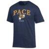 Pace University Setters Champion Dad Logo T-Shirt - Navy - Side View
