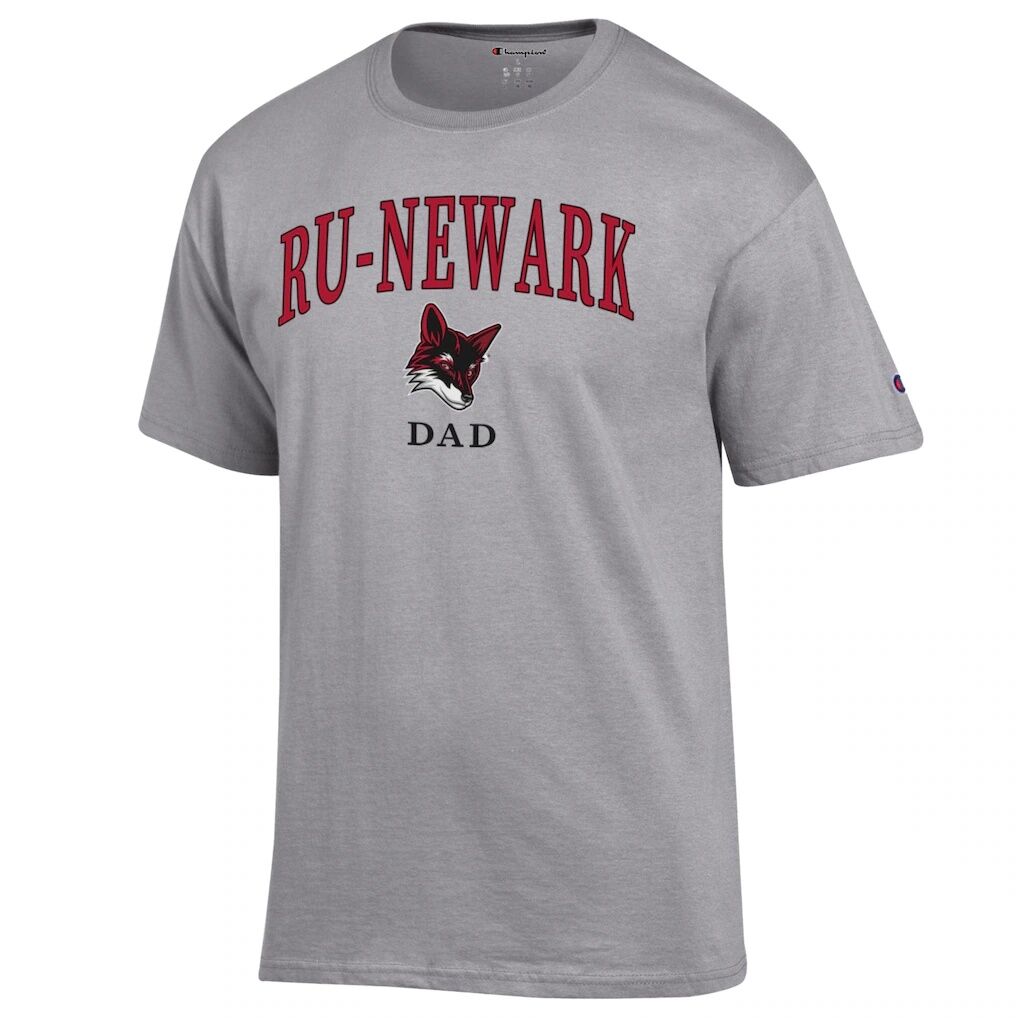 Rutgers Newark Scarlet Raiders Champion Dad Logo T-Shirt