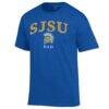 San Jose State Spartans Champion Dad Logo T-Shirt - Royal - Side View