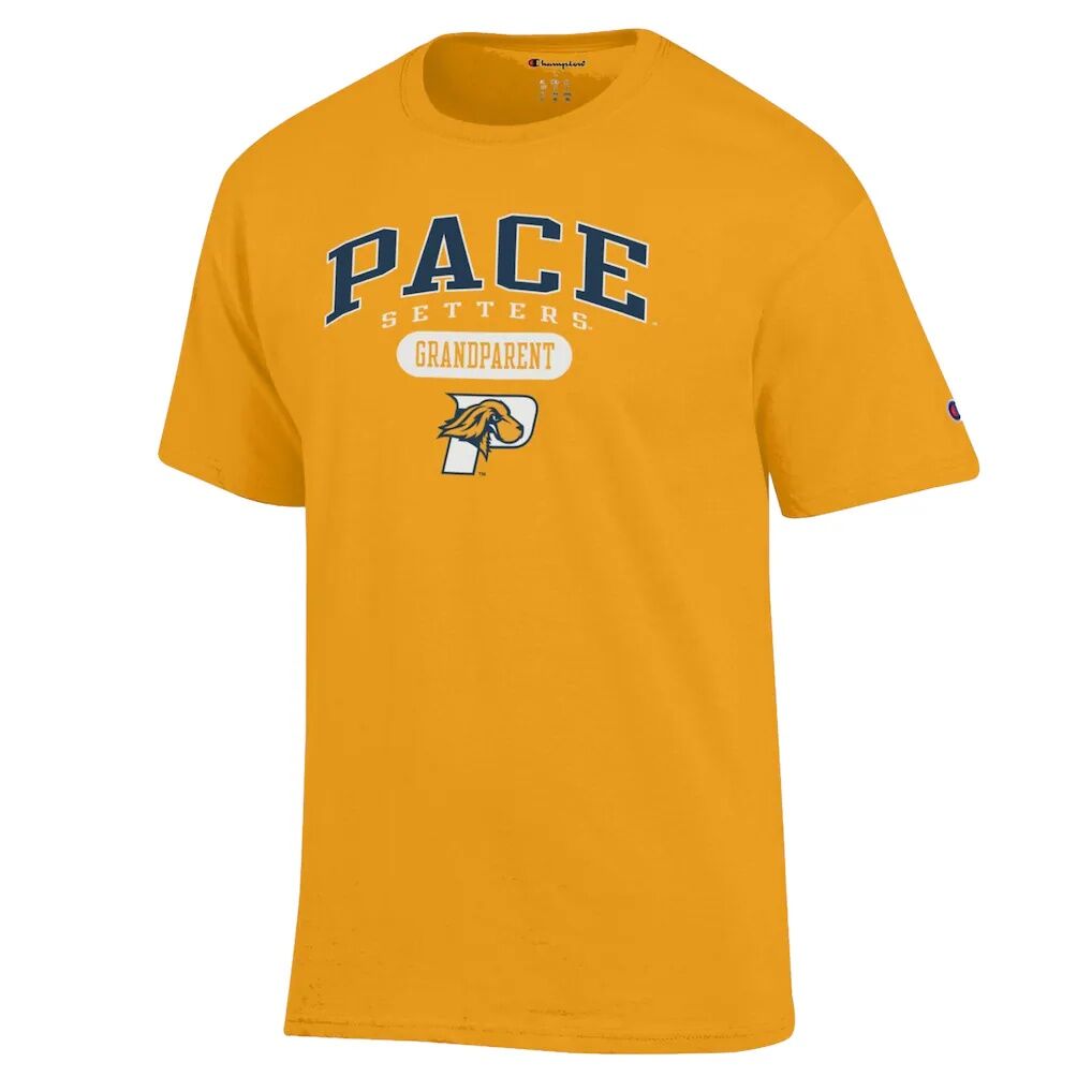 Pace University Setters Champion Grandparent Logo T-Shirt