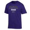 Niagara Purple Eagles Champion Grandparent Logo T-Shirt - Purple - Side View