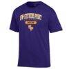 Wisconsin-Stevens Point Pointers Champion Unisex Mom Pill Box T-Shirt - Purple - Side View