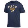 Pace University Setters Champion Unisex Mom Pill Box T-Shirt - Navy - Side View