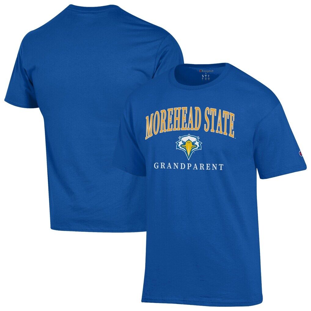 Morehead State Eagles Champion Grandparent Arch Logo T-Shirt - Royal
