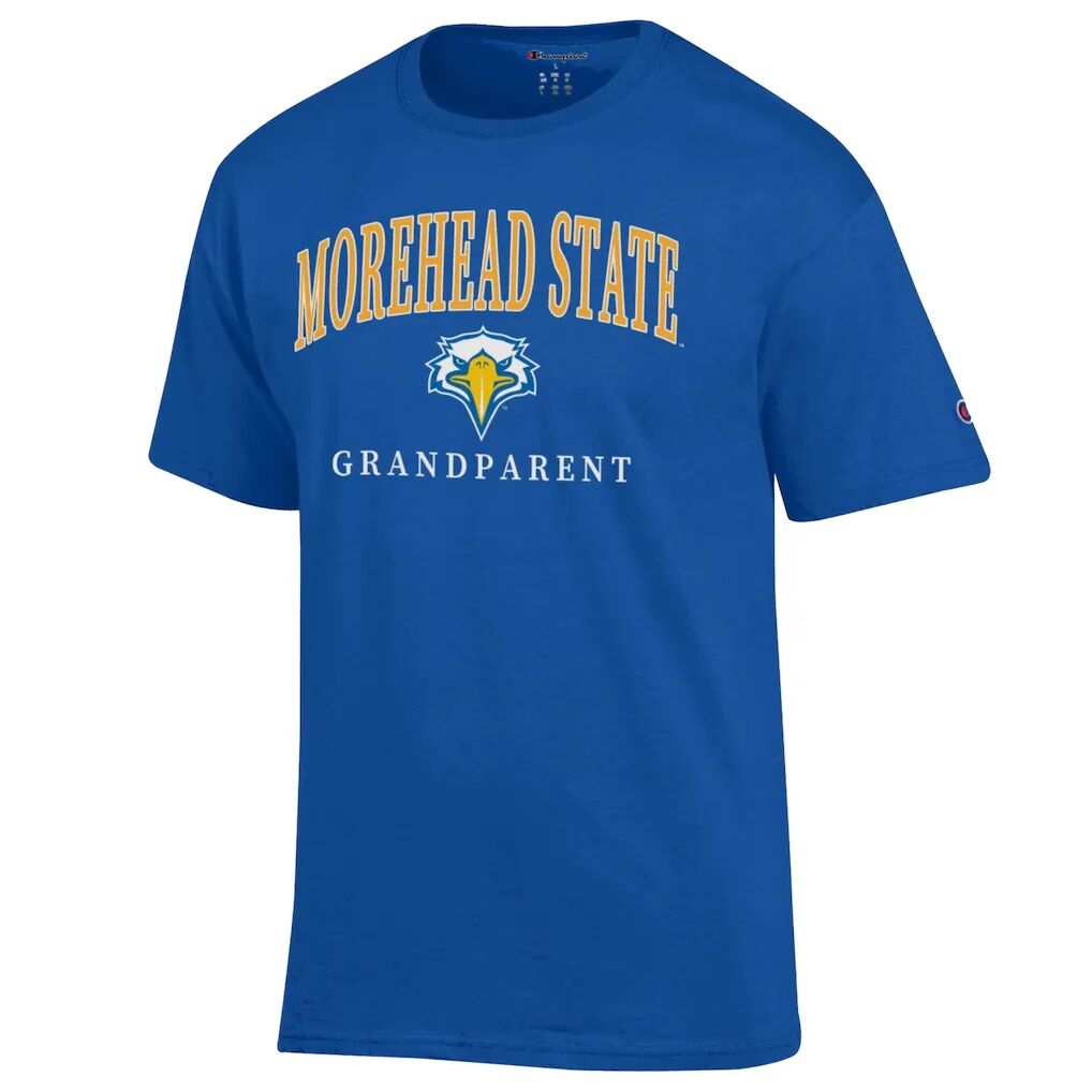 Morehead State Eagles Champion Grandparent Arch Logo T-Shirt - Royal