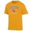 Wisconsin-Stevens Point Pointers Champion Grandparent Arch Logo T-Shirt - Gold - Side View