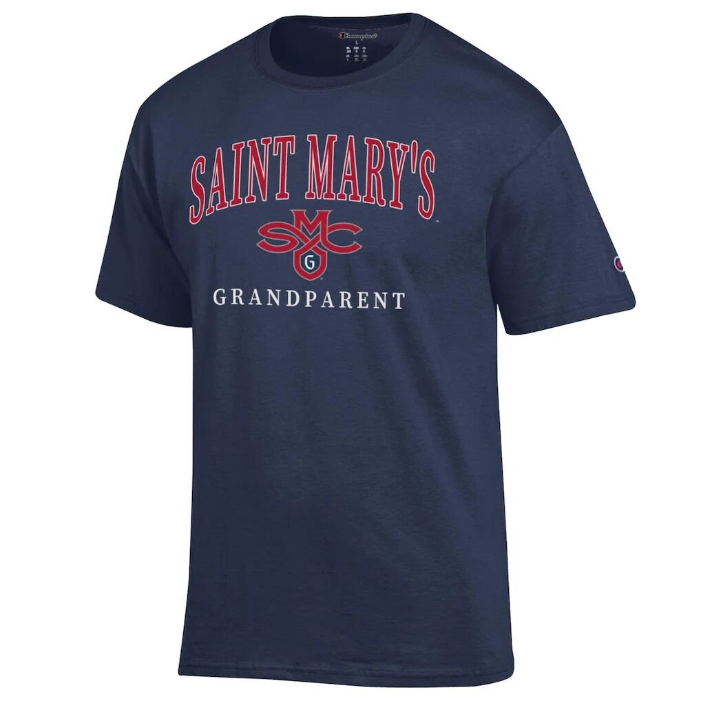 Saint Mary's Gaels Champion Grandparent Arch Logo T-Shirt