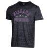 Niagara Purple Eagles Champion Established Date Ultimate Tri-Blend T-Shirt - Black - Front View