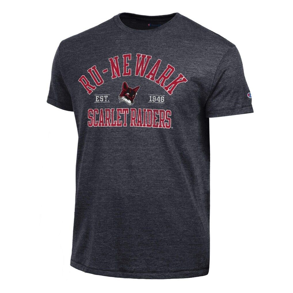 Rutgers Newark Scarlet Raiders Champion Established Date Ultimate Tri-Blend T-Shirt