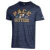 Pace University Setters Champion Established Date Ultimate Tri-Blend T-Shirt - Navy - Front View