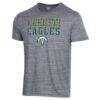 Morehead State Eagles Champion Stacked Ultimate Tri-Blend T-Shirt - Gray - Front View