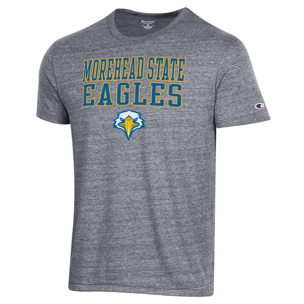 Morehead State Eagles Champion Stacked Ultimate Tri-Blend T-Shirt