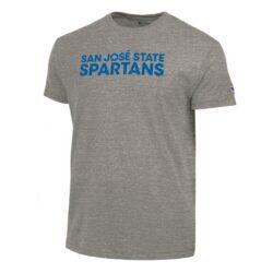 San Jose State Spartans Champion Stacked Ultimate Tri-Blend T-Shirt - Gray - Front View