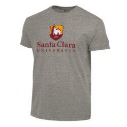 Santa Clara Broncos Champion Ultimate Tri-Blend T-Shirt - Gray - Front View