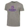 Sewanee Tigers Champion Stacked Ultimate Tri-Blend T-Shirt - Gray - Front View