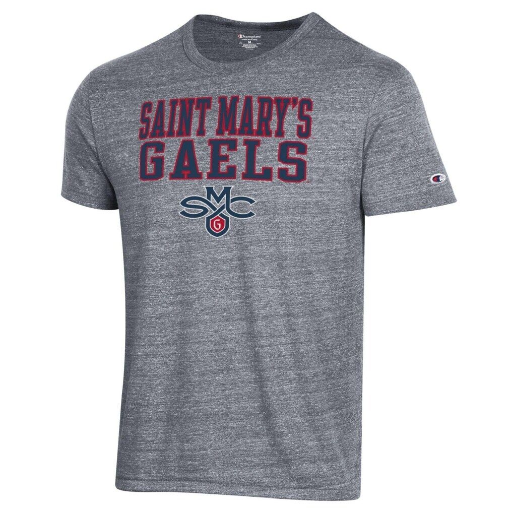 Saint Mary's Gaels Champion Stacked Ultimate Tri-Blend T-Shirt