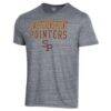 Wisconsin-Stevens Point Pointers Champion Stacked Ultimate Tri-Blend T-Shirt - Gray - Front View