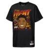 Giannis Antetokounmpo Miami Heat Mitchell & Ness Youth Headshot T-Shirt - Black - Front View
