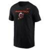 Virginia Tech Hokies Nike Rushing Hokie Dri-FIT T-Shirt - Black - Side View