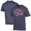Atlanta Braves Champion Baseball T-Shirt - Navy - Front View