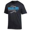 Miami Marlins Champion Baseball T-Shirt - Black - Back View
