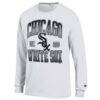 Chicago White Sox Champion Jersey Long Sleeve T-Shirt - White - Back View