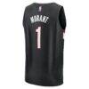 Ja Morant Portland Trail Blazers Fashion7 Youth Fast Break Replica Jersey - Black - - Detail View