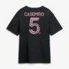 Carlos Casemiro Inter Miami CF Name & Number T-Shirt - Black - Detail View