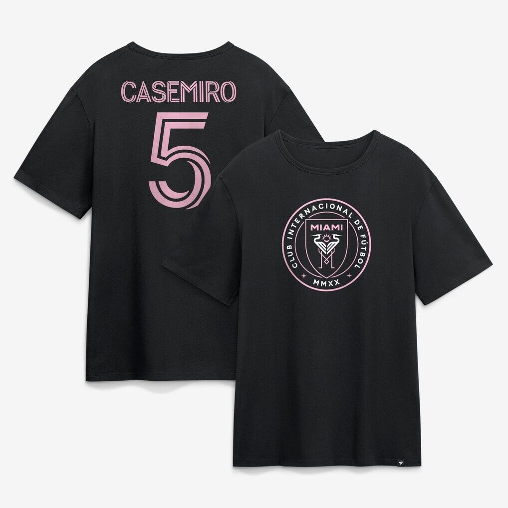 Carlos Casemiro Inter Miami CF Name & Number T-Shirt