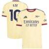 Eberechi Eze Arsenal adidas 2026/27 Third On-Field Authentic Jersey - Yellow - Front View