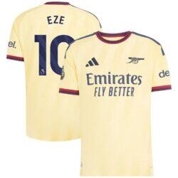 Eberechi Eze Arsenal adidas 2026/27 Third On-Field Authentic Jersey - Yellow - Front View